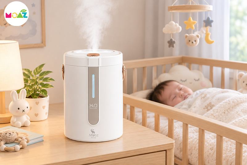 Cách duy trì độ ẩm và nhiệt độ phù hợp cho trẻ sơ sinh