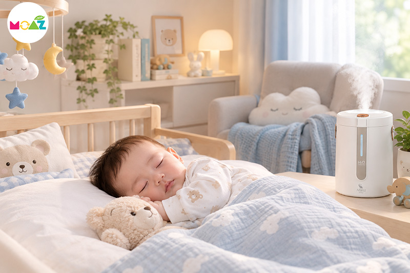 Những lưu ý khi điều chỉnh môi trường phòng cho trẻ sơ sinh